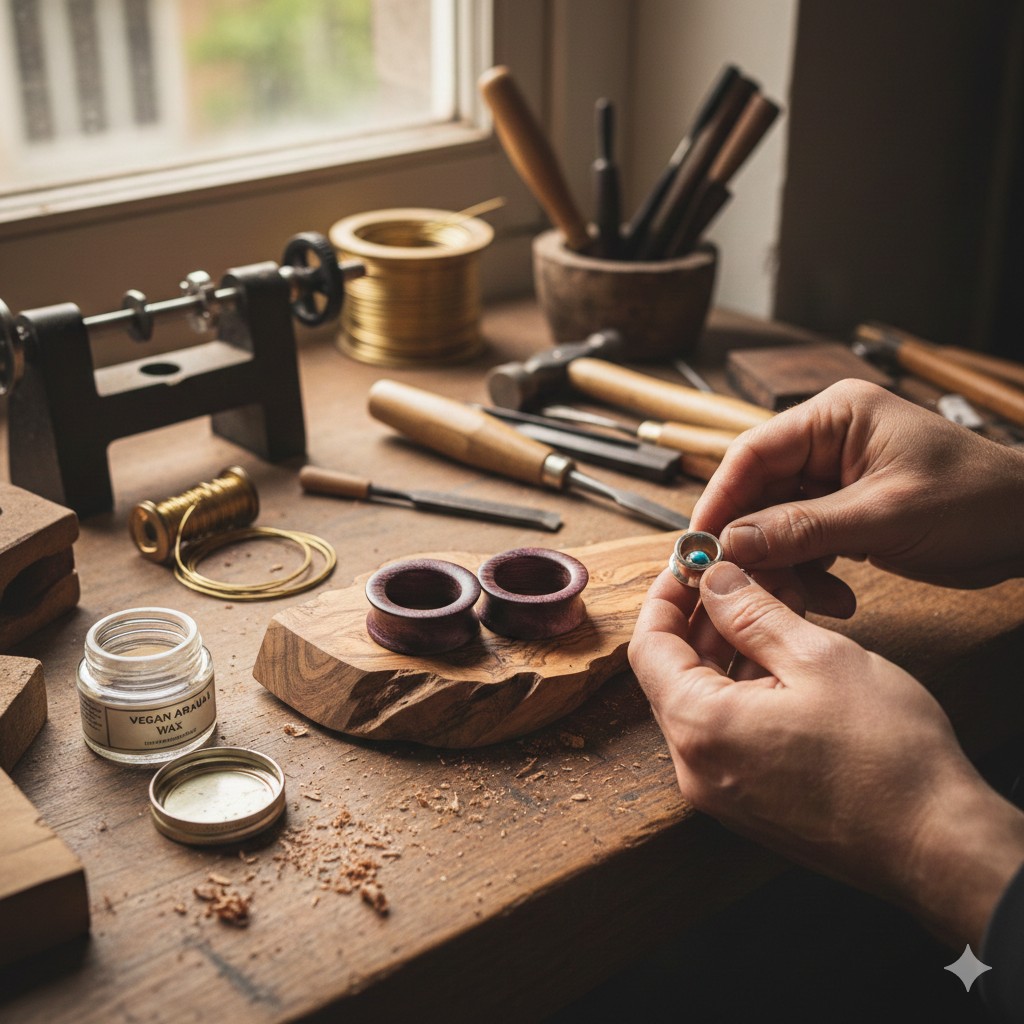 Handcrafted jewellery and woodworking