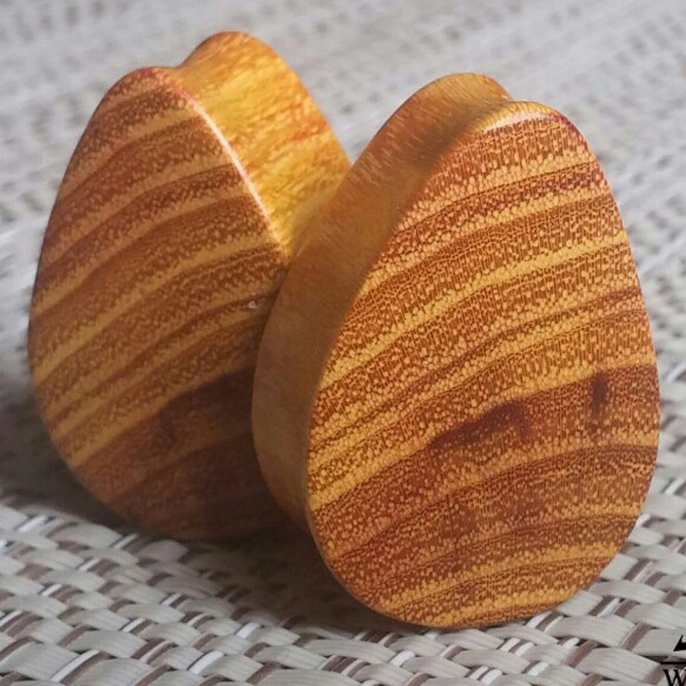 Osage Orange Teardrop Plugs