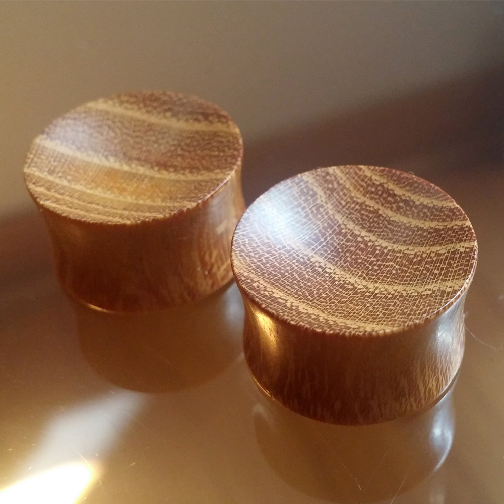 Osage Orange Concave Plugs