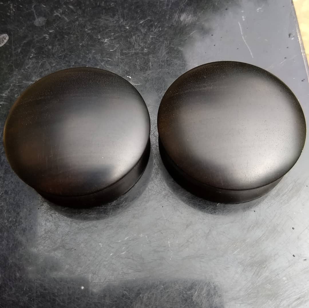 Ebony Convex Plugs