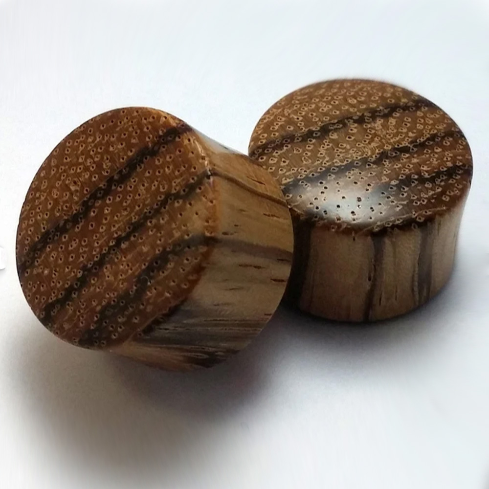 Zebra Wood Plugs